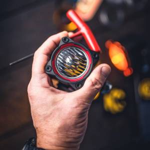 KC Hilites - KC HiLiTES FLEX ERA 1 (Single Bezel Ring) - Red | 30575 - Image 3