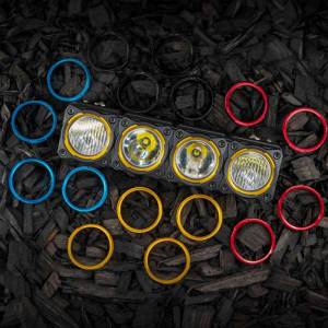 KC Hilites - KC HiLiTES FLEX ERA LED Light Bar Bezel Kit for 10in. Segments - Gold | 30578 - Image 3