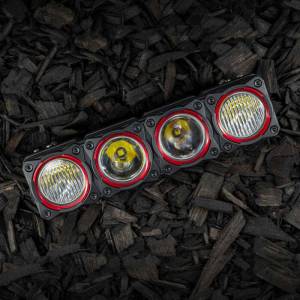 KC Hilites - KC HiLiTES FLEX ERA LED Light Bar Bezel Kit for 10in. Segments - Red | 30579 - Image 4