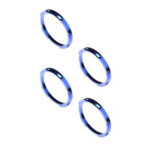 KC Hilites - KC HiLiTES FLEX ERA LED Light Bar Bezel Kit for 10in. Segments - Blue | 30580 - Image 1