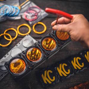 KC Hilites - KC HiLiTES FLEX ERA LED Light Bar Bezel Kit for 10in. Segments - Gloss Black | 30581 - Image 7