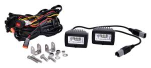 KC Hilites - KC HiLiTES C-Series 2in. C2 LED Light 20w Area Flood Beam (Pair Pack System) - Black | 328 - Image 6