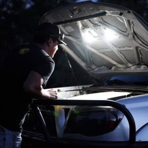 KC Hilites - KC HiLiTES Cyclone 2in. LED Universal Under Hood Lighting Kit (Incl. 2 Cyclone Lights/Switch/Wiring) | 355 - Image 6