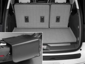 WeatherTech 2021 Chevrolet Suburban/GMC Yukon XL Seatback Cargo Liners HP w/Bumper Protector - Grey | 421750IMSK