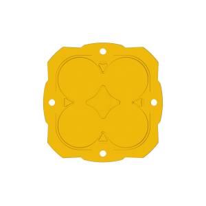KC Hilites - KC HiLiTES FLEX ERA 4 Performance Yellow Spot Beam Lens | 4269 - Image 1