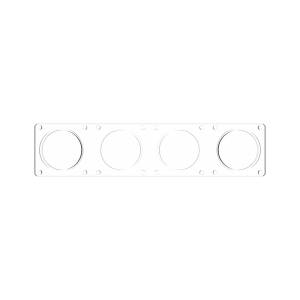 KC Hilites - KC HiLiTES FLEX ERA LED Clear Spot Beam Lens for Light Bars | 4271 - Image 1