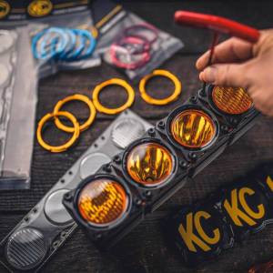 KC Hilites - KC HiLiTES FLEX ERA LED Performance Yellow Combo Lens for Light Bars | 4274 - Image 4