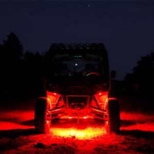 KC Hilites - KC HiLiTES Cyclone V2 LED - Replacement Lens - Red - Single | 4403 - Image 3