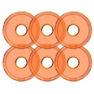 KC Hilites - KC HiLiTES Cyclone V2 LED - Replacement Lens - Amber - 6-PK | 4412 - Image 1