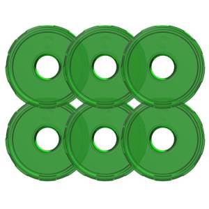 KC Hilites - KC HiLiTES Cyclone V2 LED - Replacement Lens - Green - 6-PK | 4415 - Image 1