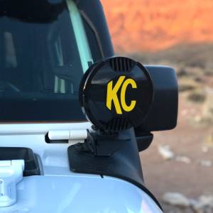 KC Hilites - KC HiLiTES 6in. Light Shield / Hard Cover for SlimLite LED - Black | 5109 - Image 4