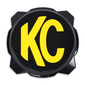KC Hilites - KC HiLiTES 6in. Hard Cover for Gravity Pro6 LED Lights (Single) - Black w/Yellow KC Logo | 5111 - Image 2