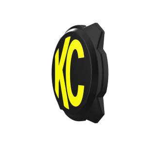 KC Hilites - KC HiLiTES 6in. Hard Cover for Gravity Pro6 LED Lights (Single) - Black w/Yellow KC Logo | 5111 - Image 4