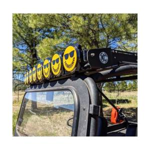 KC Hilites - KC HiLiTES 6in. Hard Cover for Gravity Pro6 LED Lights (Single) - Smiley Face- Yellow/Black KC Logo | 5114 - Image 5