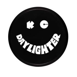 KC Hilites - KC HiLiTES 6in. Round Hard Cover for Daylighter/SlimLite/Pro-Sport (Single) - Black w/White Smile | 5200 - Image 2