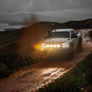 KC Hilites - KC HiLiTES SlimLite 8in. LED Light Shield (Shield Only) - Clear | 5207 - Image 3