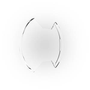 KC Hilites - KC HiLiTES SlimLite 8in. LED Light Shield (Shield Only) - Clear | 5207 - Image 8