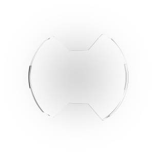 KC Hilites - KC HiLiTES SlimLite 8in. LED Light Shield (Shield Only) - Clear | 5207 - Image 12