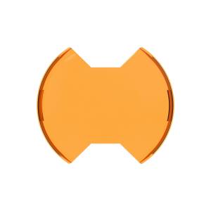 KC Hilites - KC HiLiTES SlimLite 8in. LED Light Shield (Shield Only) - Amber | 5208 - Image 1