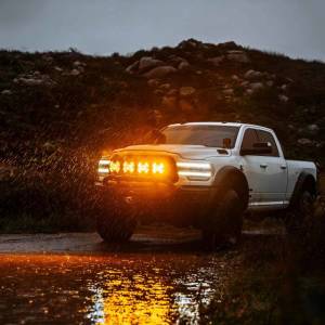 KC Hilites - KC HiLiTES SlimLite 8in. LED Light Shield (Shield Only) - Amber | 5208 - Image 5