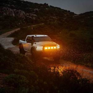 KC Hilites - KC HiLiTES SlimLite 8in. LED Light Shield (Shield Only) - Amber | 5208 - Image 6