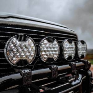 KC Hilites - KC HiLiTES SlimLite 8in. LED Light Shield SAE Driving (Shield Only) - Clear | 5209 - Image 2