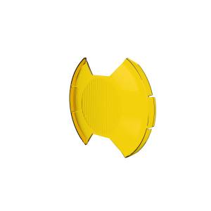 KC Hilites - KC HiLiTES SlimLite 8in. LED Light Shield SAE Driving (Shield Only) - Selective Yellow | 5210 - Image 7