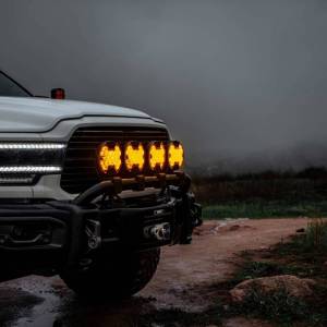 KC Hilites - KC HiLiTES SlimLite 8in. LED Light Shield Driving (Shield Only) - Amber | 5211 - Image 3