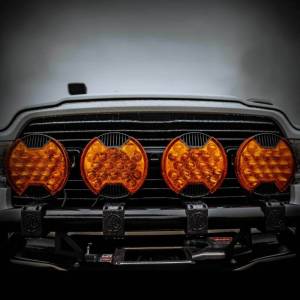 KC Hilites - KC HiLiTES SlimLite 8in. LED Light Shield Driving (Shield Only) - Amber | 5211 - Image 5