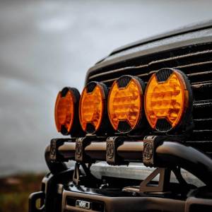 KC Hilites - KC HiLiTES SlimLite 8in. LED Light Shield Driving (Shield Only) - Amber | 5211 - Image 6