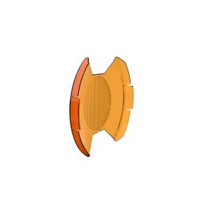 KC Hilites - KC HiLiTES SlimLite 8in. LED Light Shield Driving (Shield Only) - Amber | 5211 - Image 13