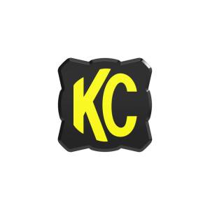 KC Hilites - KC HiLiTES FLEX ERA 1 Single Light Cover ONLY (Black/Yellow KC Logo) | 5328 - Image 1
