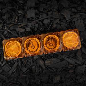 KC Hilites - KC HiLiTES FLEX ERA LED Light Bar 10in. Light Shield - Amber (SHIELD ONLY) | 5333 - Image 4