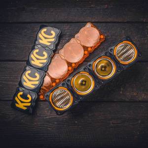 KC Hilites - KC HiLiTES FLEX ERA LED Light Bar 10in. Light Shield - Amber (SHIELD ONLY) | 5333 - Image 5