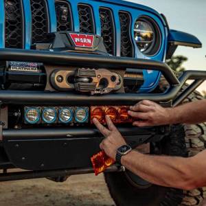 KC Hilites - KC HiLiTES FLEX ERA LED Light Bar 10in. Light Shield - Amber (SHIELD ONLY) | 5333 - Image 7