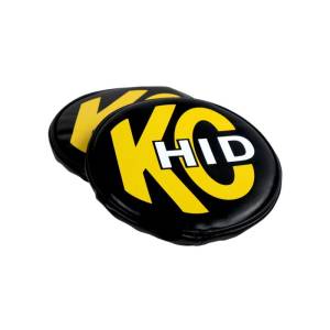 KC Hilites - KC HiLiTES 8in. Round Soft Cover HID (Pair) - Black w/Yellow Brushed KC Logo | 5818 - Image 7
