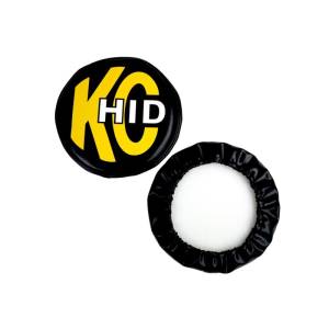 KC Hilites - KC HiLiTES 8in. Round Soft Cover HID (Pair) - Black w/Yellow Brushed KC Logo | 5818 - Image 8