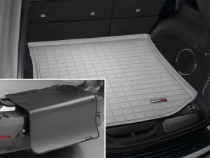 WeatherTech 2011+ Jeep Grand Cherokee Cargo With Bumper Protector - Grey | 42469SK - Image 2