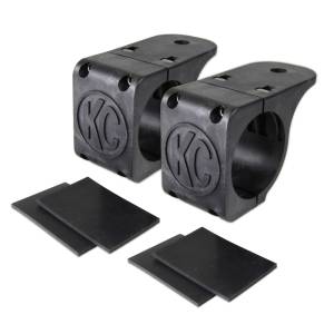KC Hilites - KC HiLiTES Universal Tube Clamp Light Mount Bracket Set / 1.75in. to 2in. Bar (Pair) | 73071 - Image 2