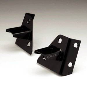 KC Hilites - KC HiLiTES 86-95 Jeep YJ Windshield Hinge Light Mount Bracket Set (Pair) - Black | 7321 - Image 2