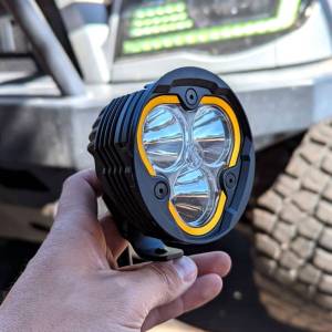 KC Hilites - KC HiLiTES Round Universal Shrouds for Flex Era 3 Lights (Pair) | 7468 - Image 4