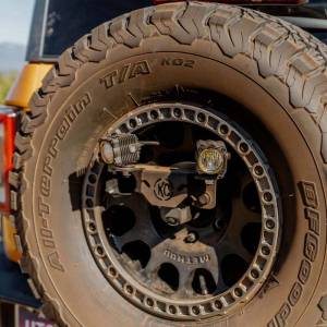 KC Hilites - KC HiLiTES 21-24 Ford Bronco Spare Tire Carrier Light Mount w/ M12x1.5 Lug Nuts | 7477 - Image 4