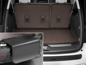 WeatherTech 2021 Chevrolet Suburban/GMC Yukon XL Seatback Cargo Liners HP w/Bumper Protector - Cocoa | 431750IMSK