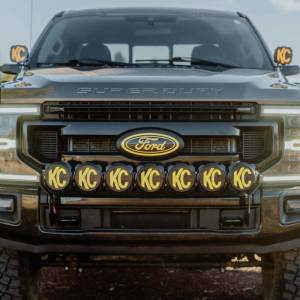 KC HiLiTES 2017+ Ford Super Duty Gravity LED Pro6 7-Light Bar Kit - Front Bumper | 91346 - Image 7
