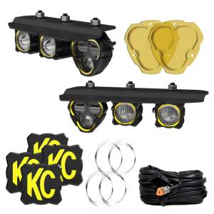 KC HiLiTES 2021+ Ford Bronco FLEX ERA 3 Dual Mode SAE Fog Light Pocket Kit | 97168 - Image 1