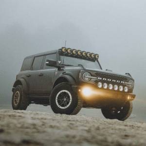 KC HiLiTES 2021+ Ford Bronco FLEX ERA 3 Dual Mode SAE Fog Light Pocket Kit | 97168 - Image 9