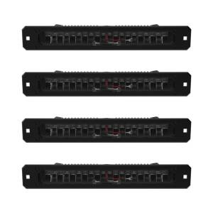 KC HiLiTES Platform One Profile 10in. SideCast Flush Mount Lights (Does Not Include Rack) | 98150 - Image 1