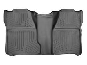 WeatherTech 07-13 Chevrolet Silverado Crew Cab Rear FloorLiner - Black | 440660 - Image 1