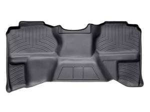 WeatherTech 07-13 Chevrolet Silverado Extended Cab Rear FloorLiner - Black | 440669 - Image 2