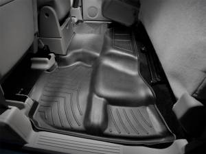 WeatherTech 07-13 Chevrolet Silverado Extended Cab Rear FloorLiner - Black | 440669 - Image 13